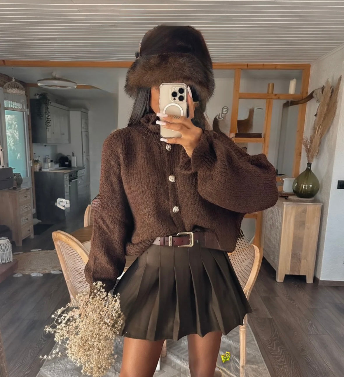 PRE-ORDER. Laine Mohair Ruffle Cardigan